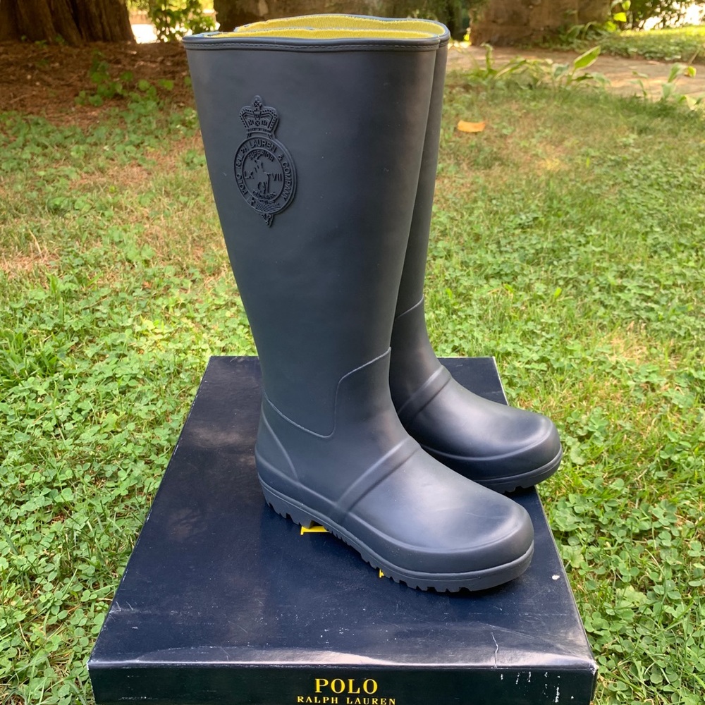🦋 New Polo by Ralph Lauren Rain boots